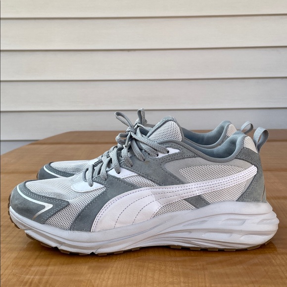 Puma Hypnotic LS Mens Shoes Classic Gray and White Trainers Size 9.5 - Picture 2 of 12